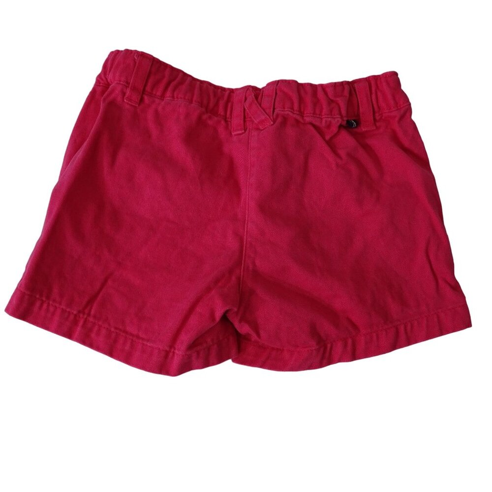 Nautica Girls Pink Cotton Shorts Size 4 Pocket Zipper Fly Preppy Casual Nautical - Picture 3 of 7